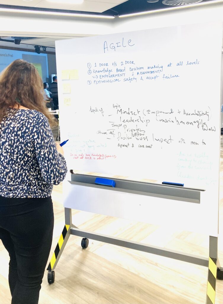 Leaders co-creating new solutions